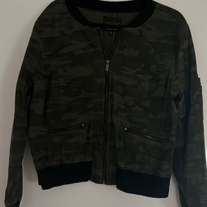 Sanctuary Camo Bomber Jacket XL